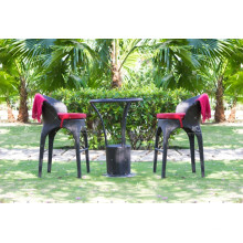Exklusive Design Polyethylen Rattan Bar Sets Für Outdoor Garten Wicker Möbel